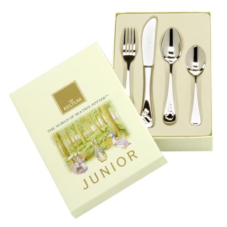 Kinderbestek Verzilverd