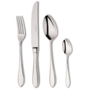 Puntfilet verzilverd