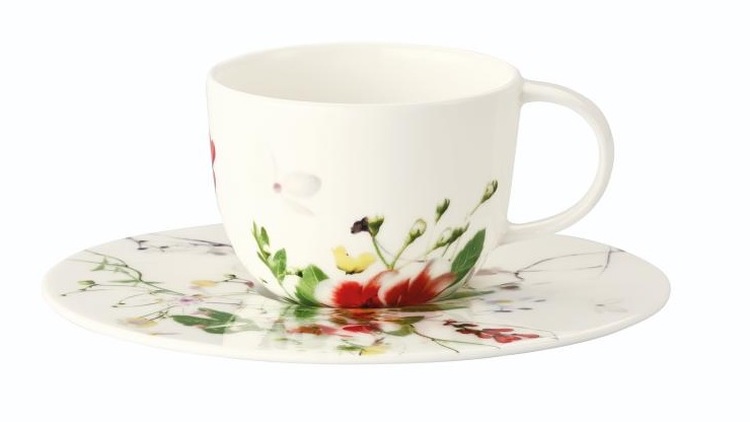 Espressokop en schotel