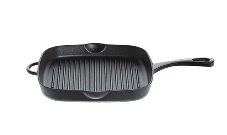 Grillpan zwart met handvat