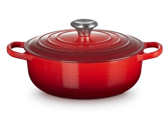 Rood Rond 24 cm laag model