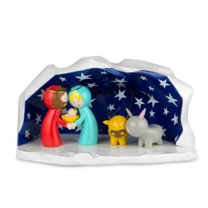 Kerststal *nieuw* Wit