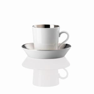 Espressokop en schotel