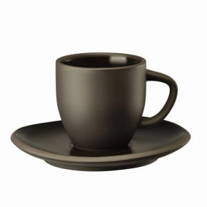 Espressokop en schotel