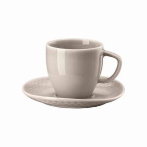 Espressokop en schotel