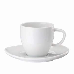 Espressokop en schotel