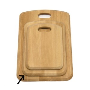 Snijplank met greep middel