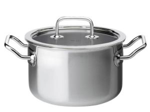 Kookpan 20 cm met glasdeksel