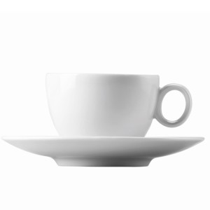 Espressokop en schotel