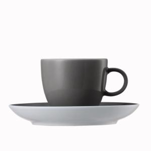 Espressokop en schotel