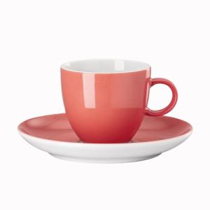 Espressokop en schotel