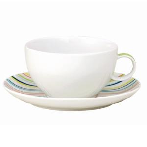 Cappuccinokop en schotel