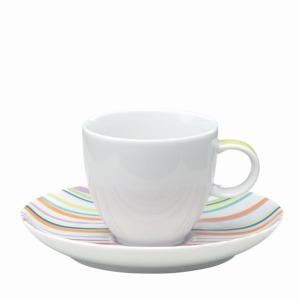 Espressokop en schotel