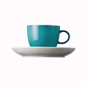 Espressokop en schotel