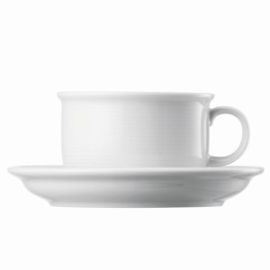 Ontbijtkop en schotel