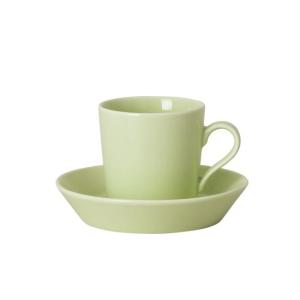 Espressokop en -schotel