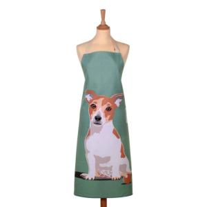 Katoenen schort Jack Russel