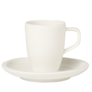 Espressokop en schotel