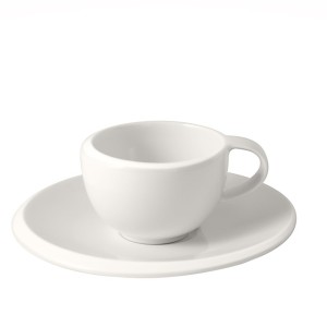 Espressokop en schotel